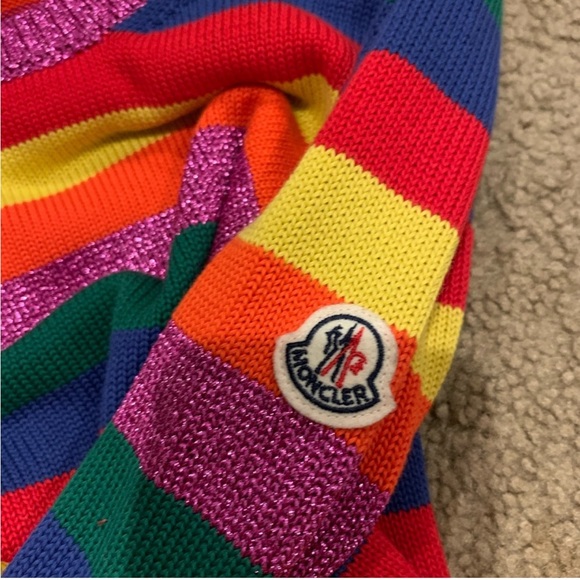 Moncler AUTHENTIC Medium size multicolored sweater EUC - Picture 11 of 11